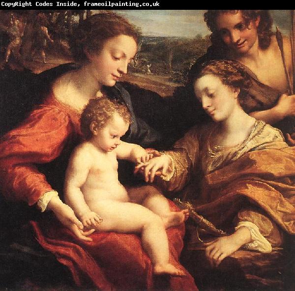 Correggio The Mystic Marriage of St Catherine